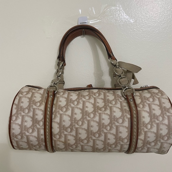 Dior Beige and Brown Shoulder Bag - Picture 2 of 10